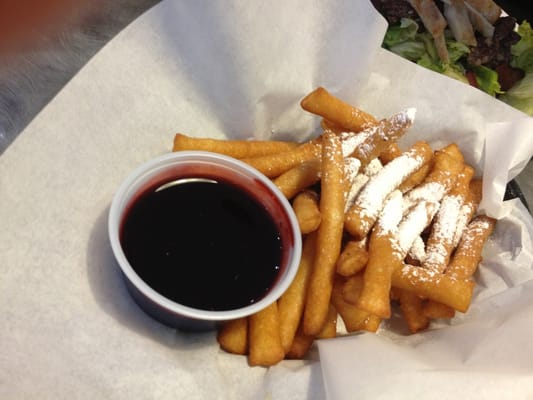 Amazing Funnel Cake Fries! A MUST!!!! But a cute shirt while you are ...