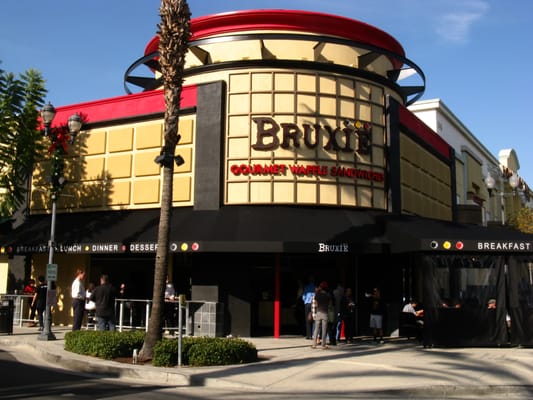 At the the corner of Birch and Walnut in the middle of the Downtown Brea District