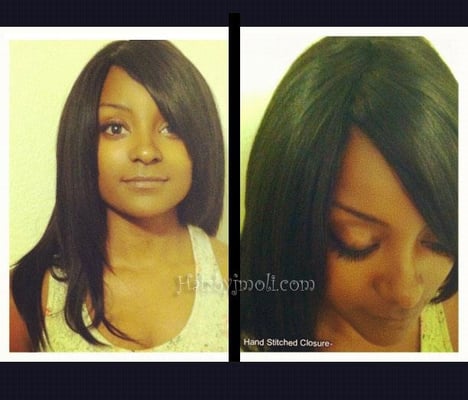 Sewn Closure-No closure piece)- San Diego. With Virgin Indian Hair Sewn Closure-No closure piece)- San Diego. With Virgin Indian Hair