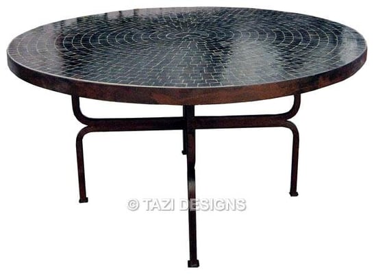 round moroccan table