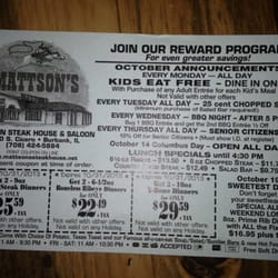 Mattson steakhouse coupons