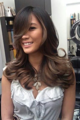 Balayage Highlights On Dark Brown Hair Balayage Highlights On Dark Brown Hair
