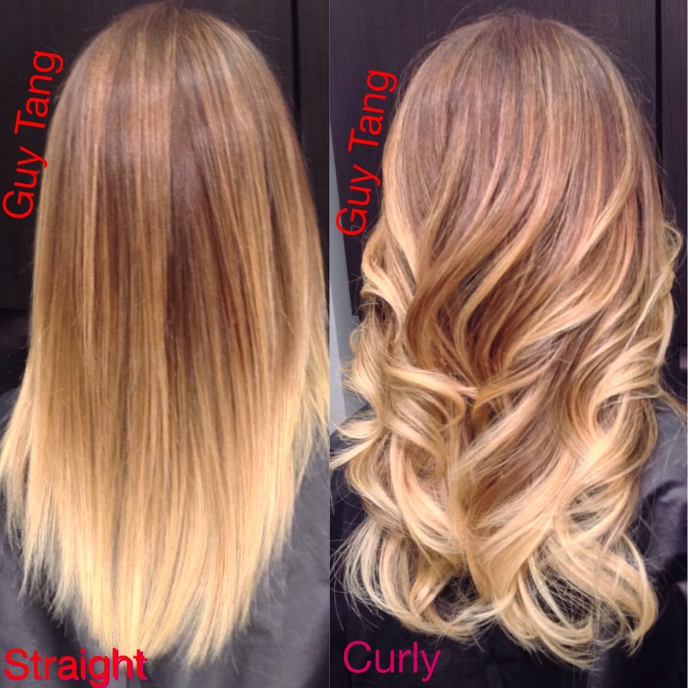OMBRE HAIR BROWN TO WHITE BLONDE Ombre Hairstyle
