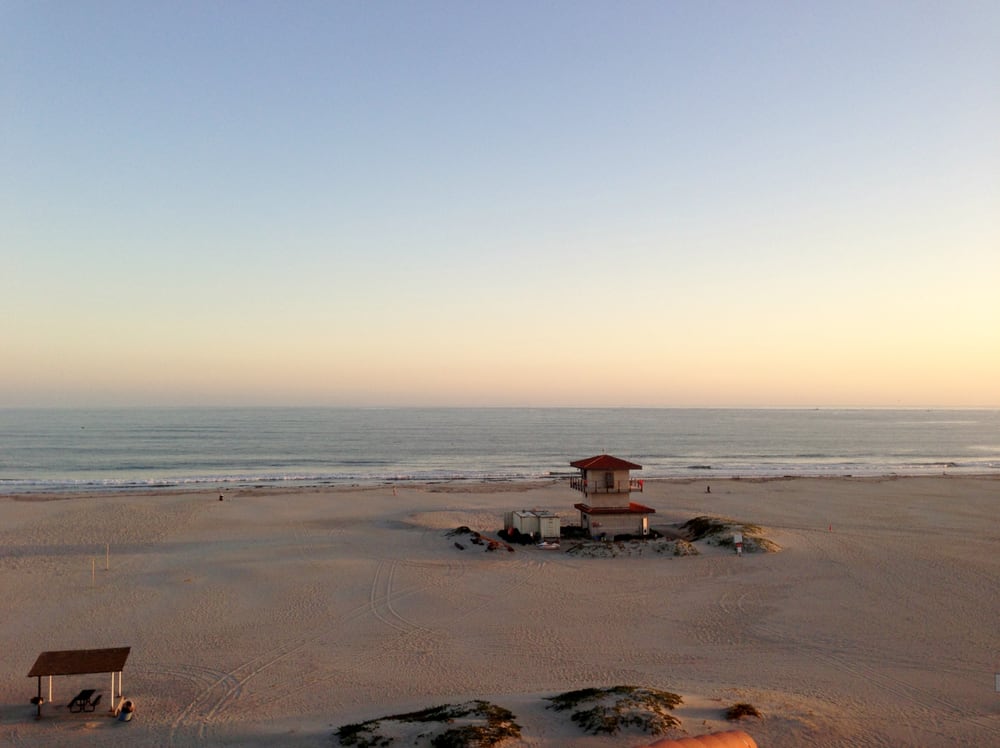 Breakers Beach, Naval Air Station North IslandView from rooftop of the