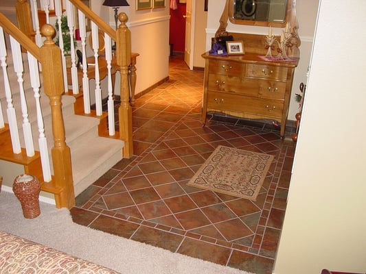 Custom tiled entryway. | Yelp